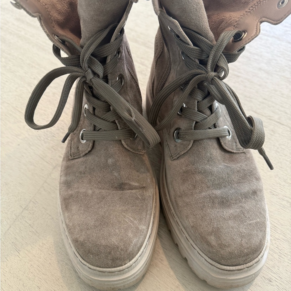 Gabor Portugal Taupe Workboots - Picture 3 of 5